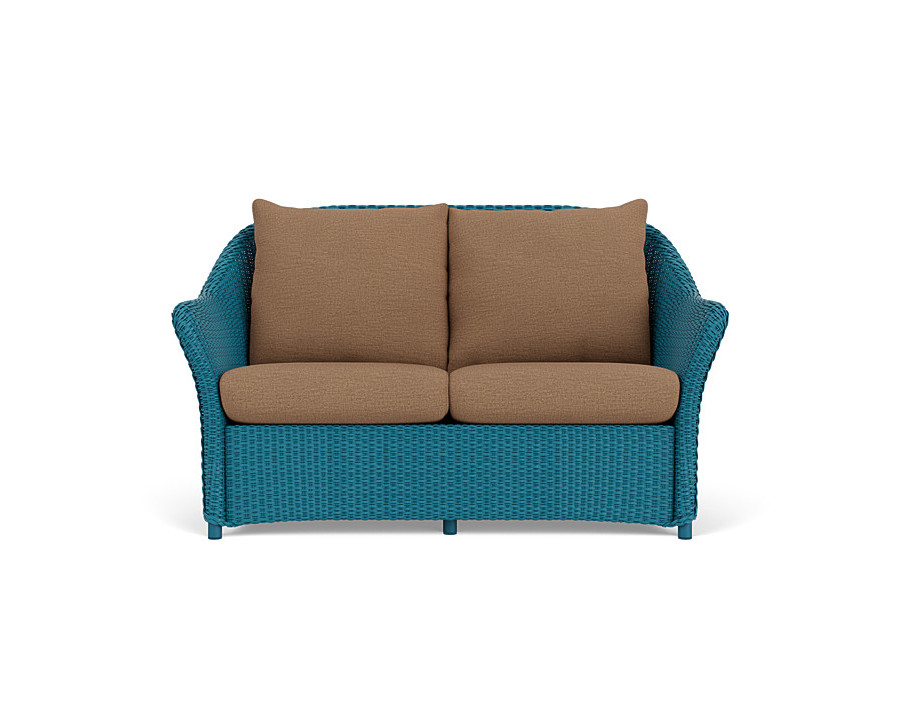 Lloyd Flanders™ Weekend Retreat Loveseat - Peacock, Canvas Natural