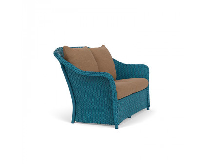 Lloyd Flanders™ Weekend Retreat Loveseat - Peacock, Canvas Natural