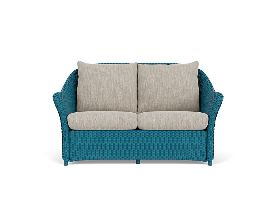 Lloyd Flanders™ Weekend Retreat Loveseat - Peacock, Callen Celadon