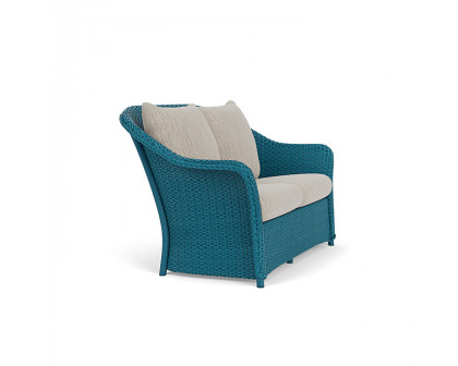 Lloyd Flanders™ Weekend Retreat Loveseat - Peacock, Callen Celadon