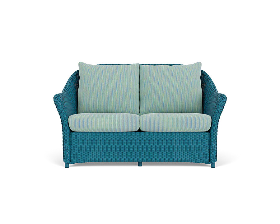 Lloyd Flanders™ Weekend Retreat Loveseat - Peacock, Unearth Dew