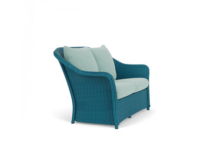 Lloyd Flanders™ Weekend Retreat Loveseat - Peacock, Unearth Dew