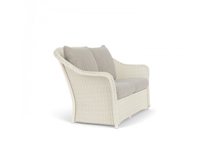 Lloyd Flanders™ Weekend Retreat Loveseat - Ivory, Callen Celadon