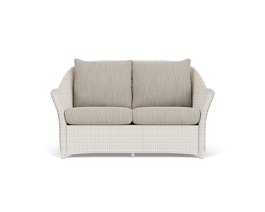 Lloyd Flanders™ Weekend Retreat Loveseat - Antique White, Callen Celadon