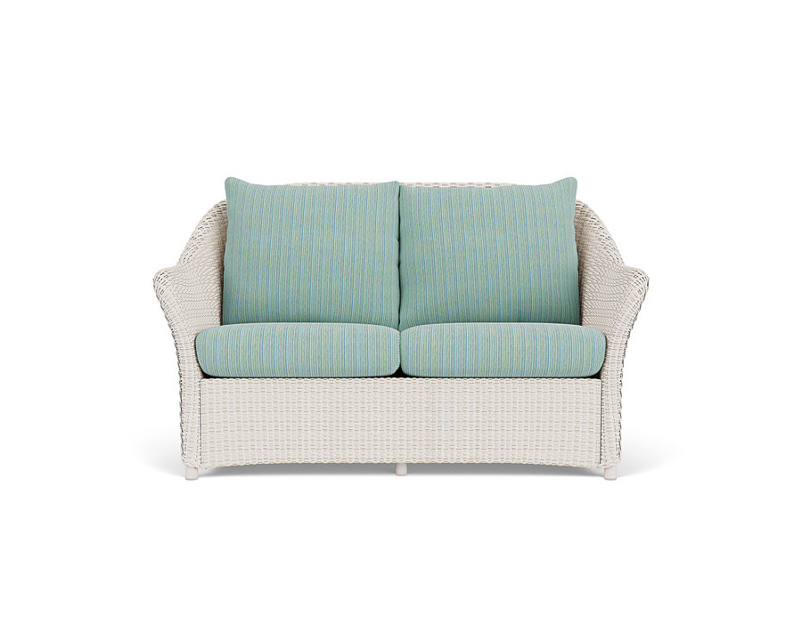 Lloyd Flanders™ Weekend Retreat Loveseat - Antique White, Unearth Dew