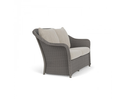 Lloyd Flanders™ Weekend Retreat Loveseat - Pewter, Callen Celadon