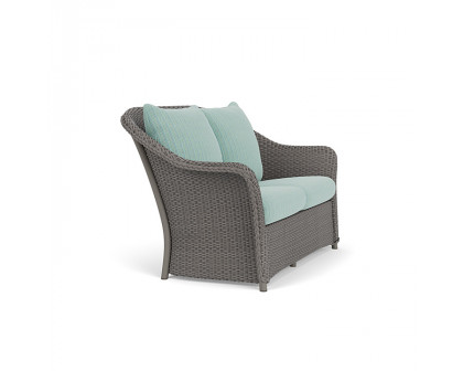 Lloyd Flanders™ Weekend Retreat Loveseat - Pewter, Unearth Dew