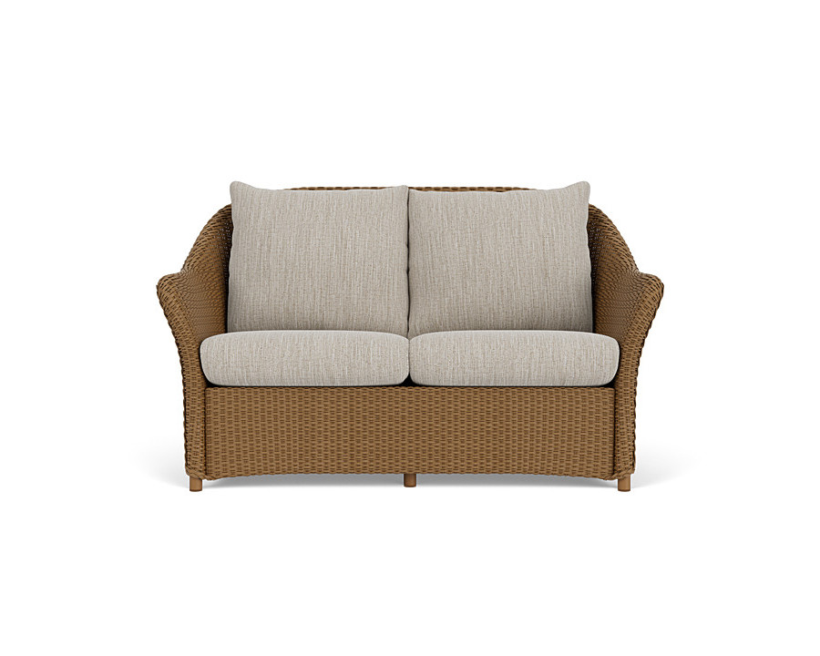 Lloyd Flanders™ Weekend Retreat Loveseat - Hickory, Callen Celadon