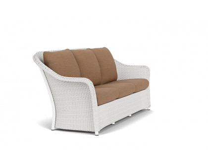 Lloyd Flanders™ Weekend Retreat Sofa - Matte White, Canvas Natural