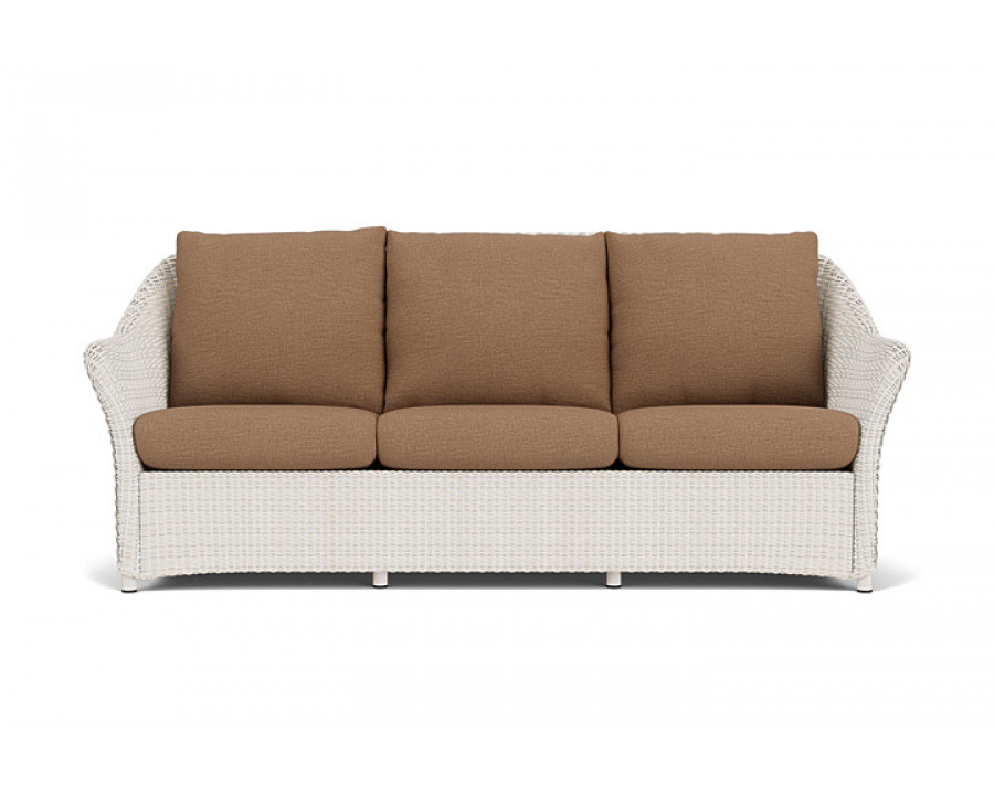 Lloyd Flanders™ Weekend Retreat Sofa - Antique White, Canvas Natural