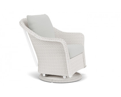 Lloyd Flanders™ Weekend Retreat Swivel Glider Lounge Chair - White, Loveboat Mint