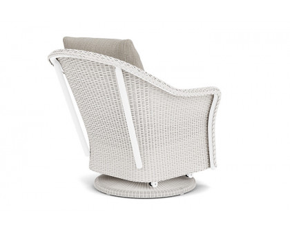 Lloyd Flanders™ Weekend Retreat Swivel Glider Lounge Chair - White, Callen Celadon