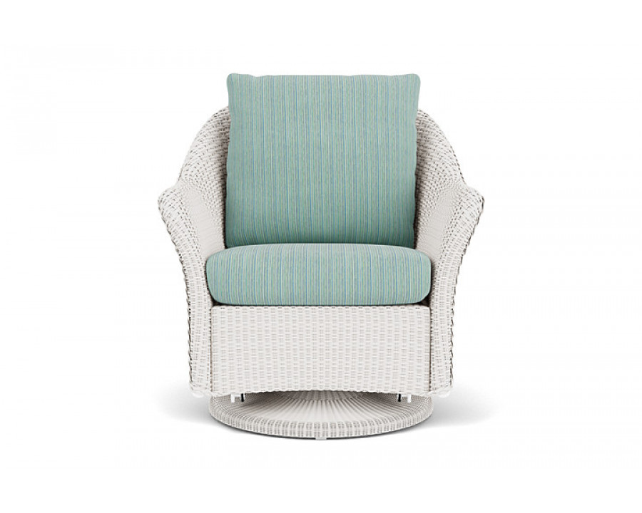 Lloyd Flanders™ Weekend Retreat Swivel Glider Lounge Chair - White, Unearth Dew