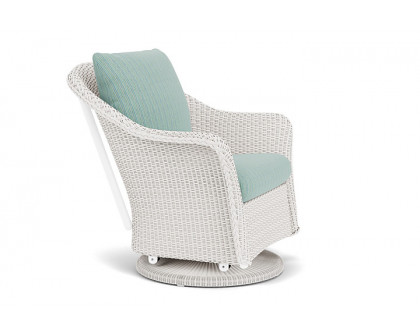 Lloyd Flanders™ Weekend Retreat Swivel Glider Lounge Chair - White, Unearth Dew