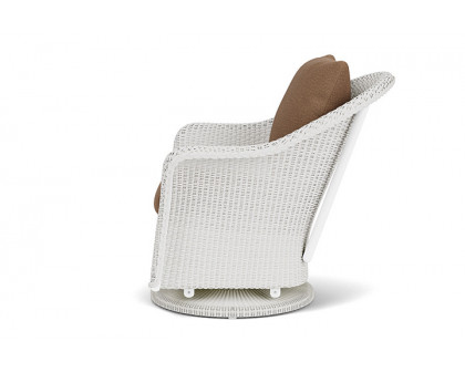 Lloyd Flanders™ Weekend Retreat Swivel Glider Lounge Chair - Matte White, Canvas Natural