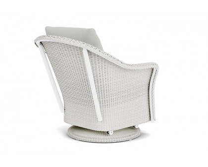 Lloyd Flanders™ Weekend Retreat Swivel Glider Lounge Chair - Matte White, Loveboat Mint