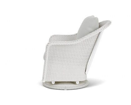 Lloyd Flanders™ Weekend Retreat Swivel Glider Lounge Chair - Matte White, Loveboat Mint