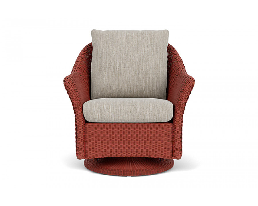 Lloyd Flanders™ Weekend Retreat Swivel Glider Lounge Chair - Terracotta, Callen Celadon