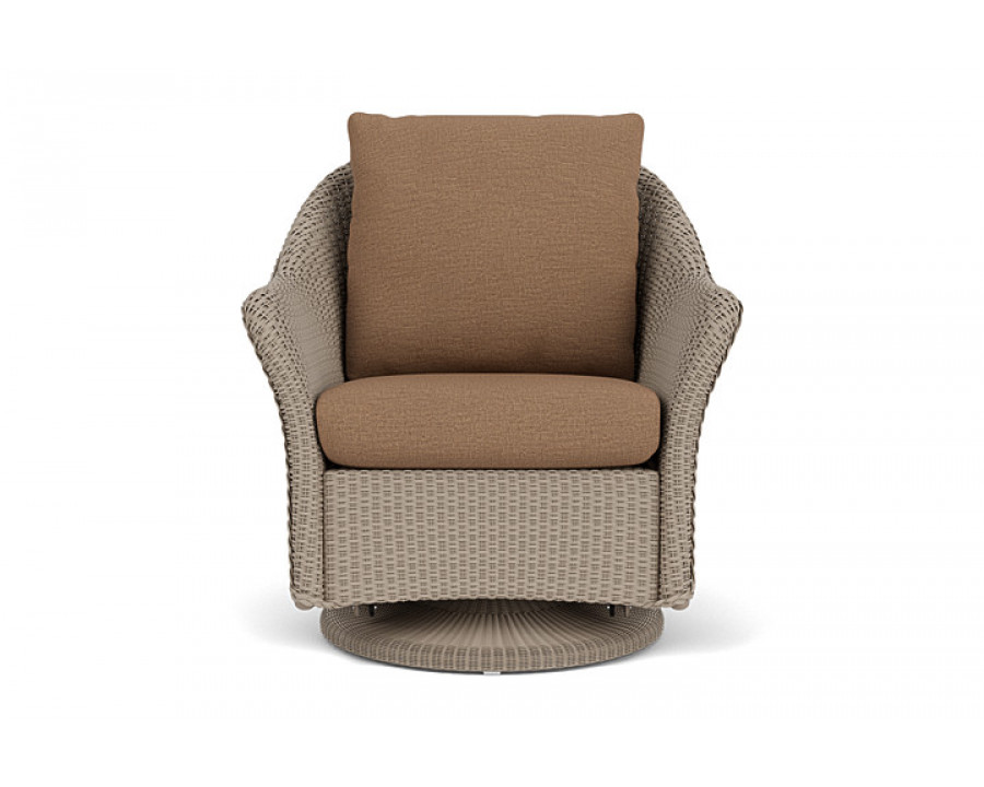 Lloyd Flanders™ Weekend Retreat Swivel Glider Lounge Chair - French Beige, Canvas Natural