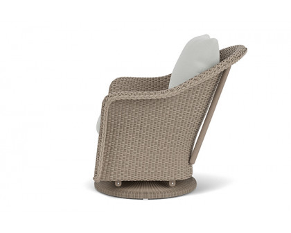 Lloyd Flanders™ Weekend Retreat Swivel Glider Lounge Chair - French Beige, Loveboat Mint