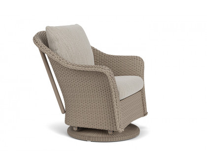 Lloyd Flanders™ Weekend Retreat Swivel Glider Lounge Chair - French Beige, Callen Celadon