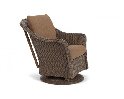 Lloyd Flanders™ Weekend Retreat Swivel Glider Lounge Chair - Bark, Canvas Natural