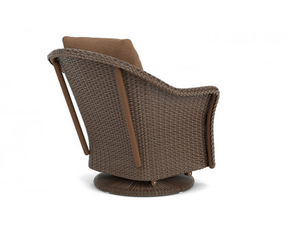 Lloyd Flanders™ Weekend Retreat Swivel Glider Lounge Chair - Bark, Canvas Natural