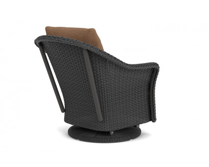 Lloyd Flanders™ Weekend Retreat Swivel Glider Lounge Chair - Charcoal, Canvas Natural