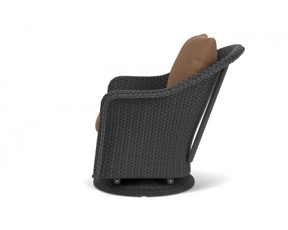 Lloyd Flanders™ Weekend Retreat Swivel Glider Lounge Chair - Charcoal, Canvas Natural