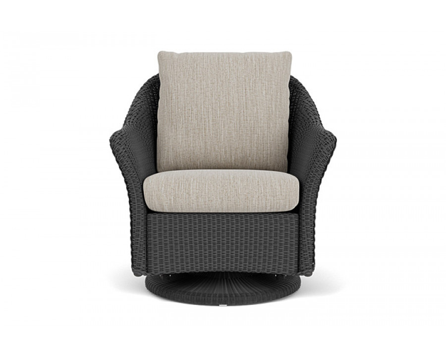 Lloyd Flanders™ Weekend Retreat Swivel Glider Lounge Chair - Charcoal, Callen Celadon