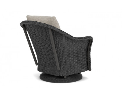 Lloyd Flanders™ Weekend Retreat Swivel Glider Lounge Chair - Charcoal, Callen Celadon