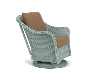 Lloyd Flanders™ Weekend Retreat Swivel Glider Lounge Chair - Sea Glass, Canvas Natural