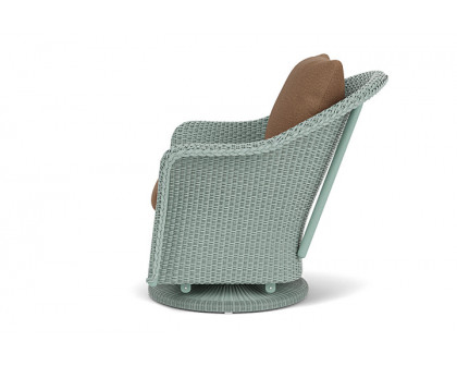 Lloyd Flanders™ Weekend Retreat Swivel Glider Lounge Chair - Sea Glass, Canvas Natural