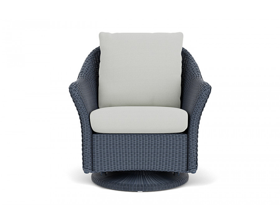 Lloyd Flanders™ Weekend Retreat Swivel Glider Lounge Chair - Denim Blue, Loveboat Mint