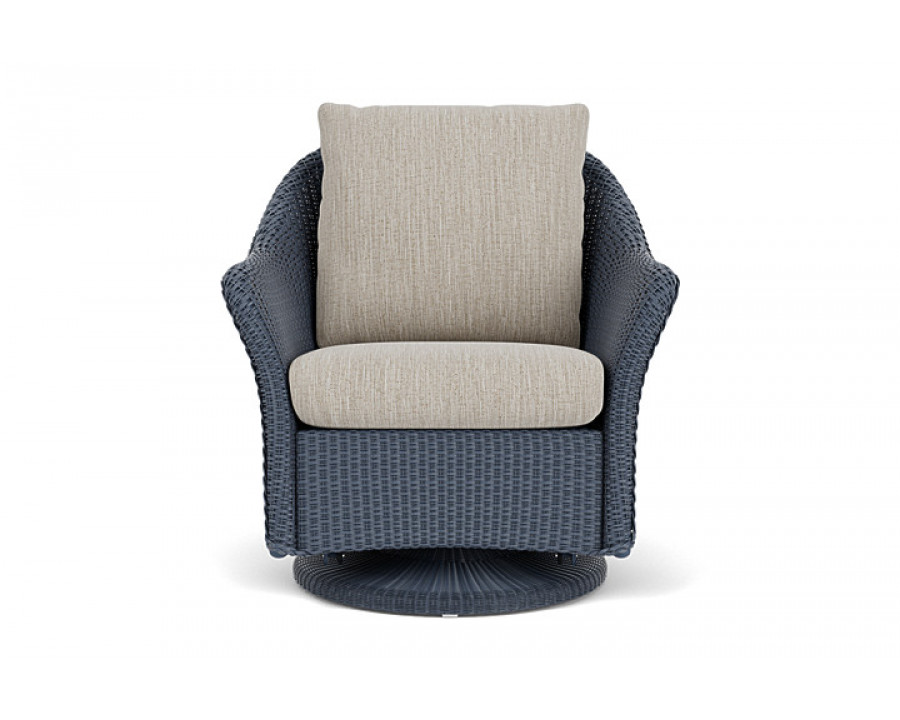 Lloyd Flanders™ Weekend Retreat Swivel Glider Lounge Chair - Denim Blue, Callen Celadon