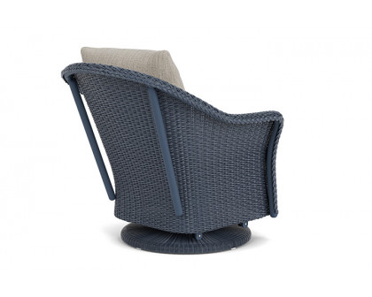 Lloyd Flanders™ Weekend Retreat Swivel Glider Lounge Chair - Denim Blue, Callen Celadon