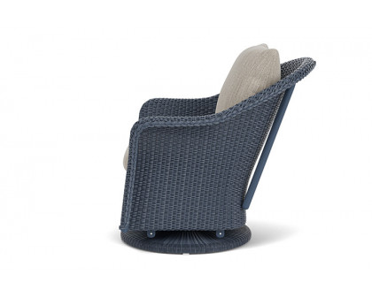 Lloyd Flanders™ Weekend Retreat Swivel Glider Lounge Chair - Denim Blue, Callen Celadon