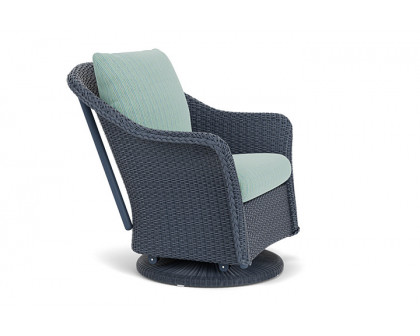 Lloyd Flanders™ Weekend Retreat Swivel Glider Lounge Chair - Denim Blue, Unearth Dew