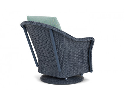 Lloyd Flanders™ Weekend Retreat Swivel Glider Lounge Chair - Denim Blue, Unearth Dew