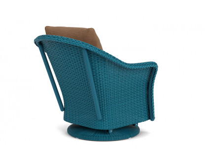 Lloyd Flanders™ Weekend Retreat Swivel Glider Lounge Chair - Peacock, Canvas Natural