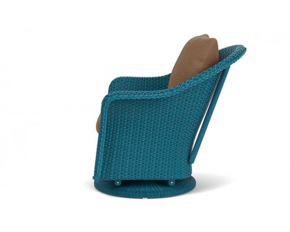 Lloyd Flanders™ Weekend Retreat Swivel Glider Lounge Chair - Peacock, Canvas Natural