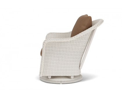 Lloyd Flanders™ Weekend Retreat Swivel Glider Lounge Chair - Antique White, Canvas Natural