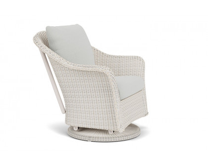 Lloyd Flanders™ Weekend Retreat Swivel Glider Lounge Chair - Antique White, Loveboat Mint