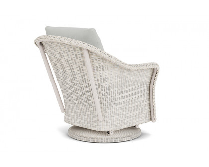 Lloyd Flanders™ Weekend Retreat Swivel Glider Lounge Chair - Antique White, Loveboat Mint