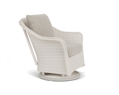 Lloyd Flanders™ Weekend Retreat Swivel Glider Lounge Chair - Antique White, Callen Celadon