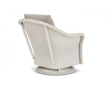 Lloyd Flanders™ Weekend Retreat Swivel Glider Lounge Chair - Antique White, Callen Celadon