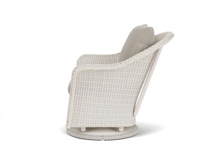 Lloyd Flanders™ Weekend Retreat Swivel Glider Lounge Chair - Antique White, Callen Celadon