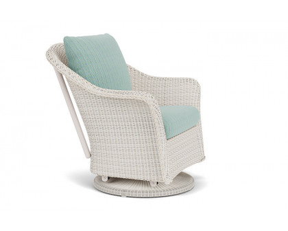 Lloyd Flanders™ Weekend Retreat Swivel Glider Lounge Chair - Antique White, Unearth Dew