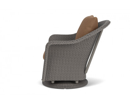 Lloyd Flanders™ Weekend Retreat Swivel Glider Lounge Chair - Pewter, Canvas Natural