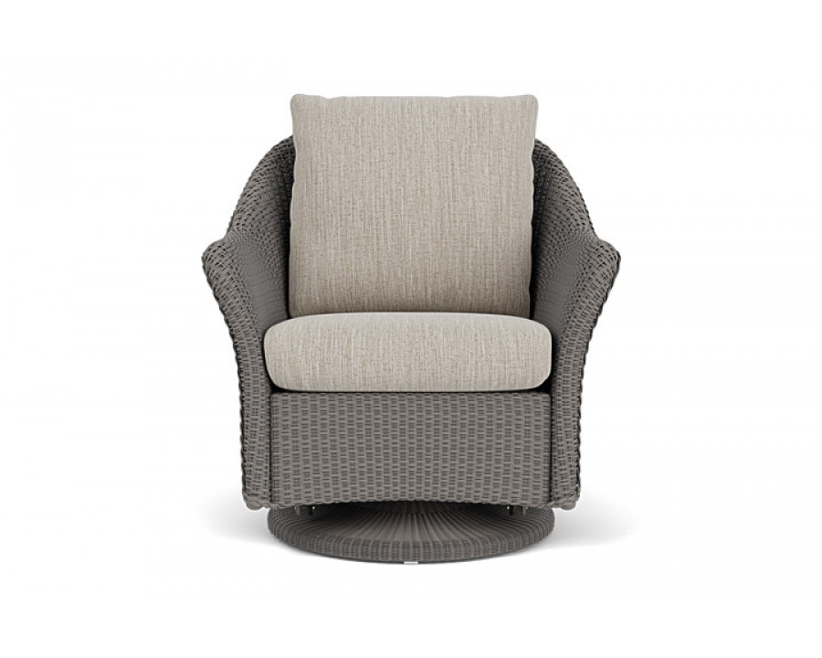 Lloyd Flanders™ Weekend Retreat Swivel Glider Lounge Chair - Pewter, Callen Celadon